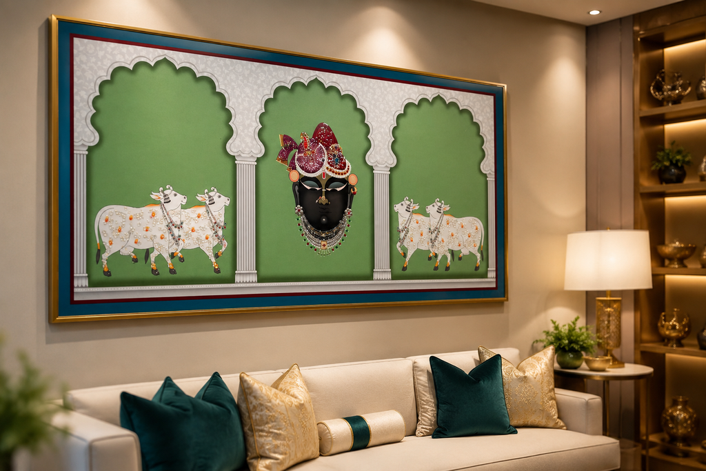 Divine Shrinathji™ | Traditional Spiritual Wall Art