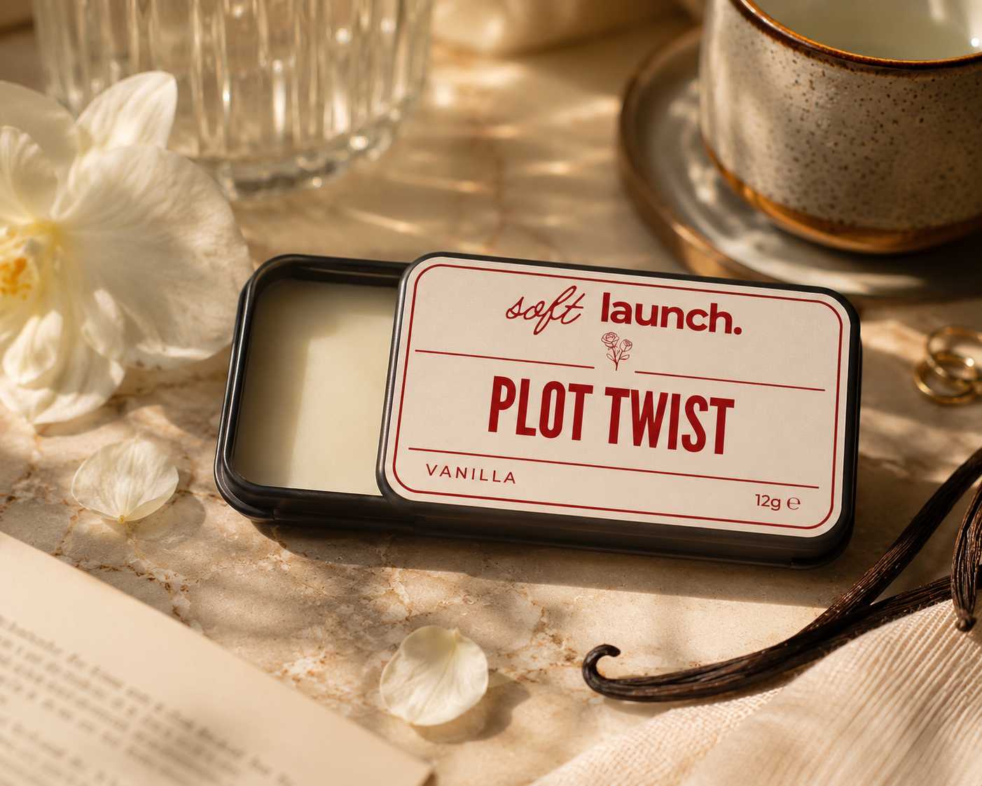 Plot Twist Solid Perfume | Vanilla | 12g