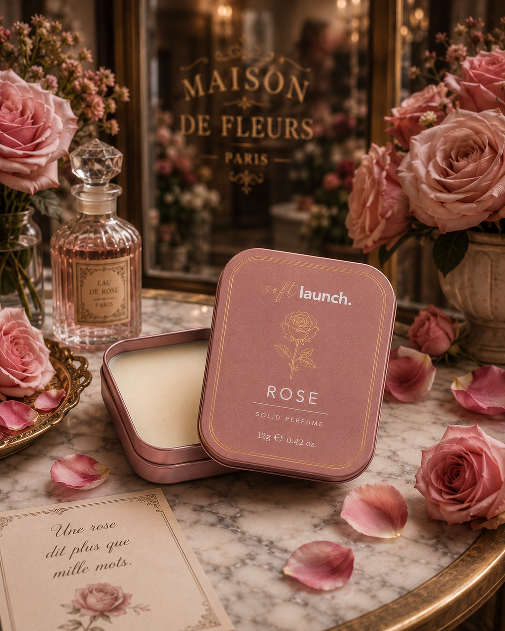 Rose Solid Perfume | 12g