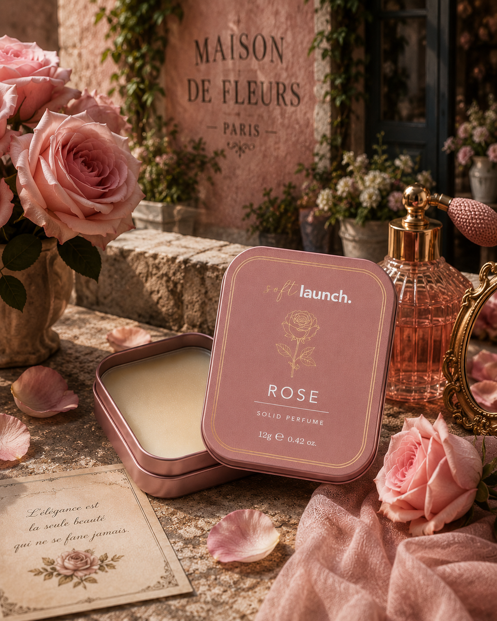 Rose Solid Perfume | 12g