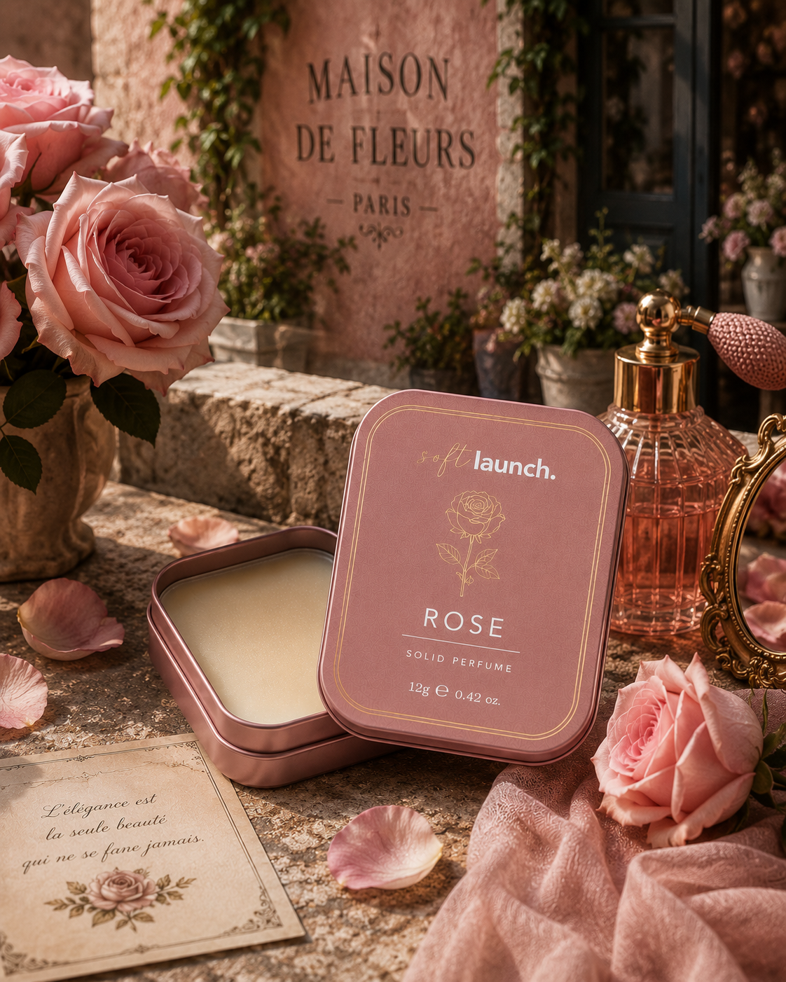 Rose Solid Perfume | 12g