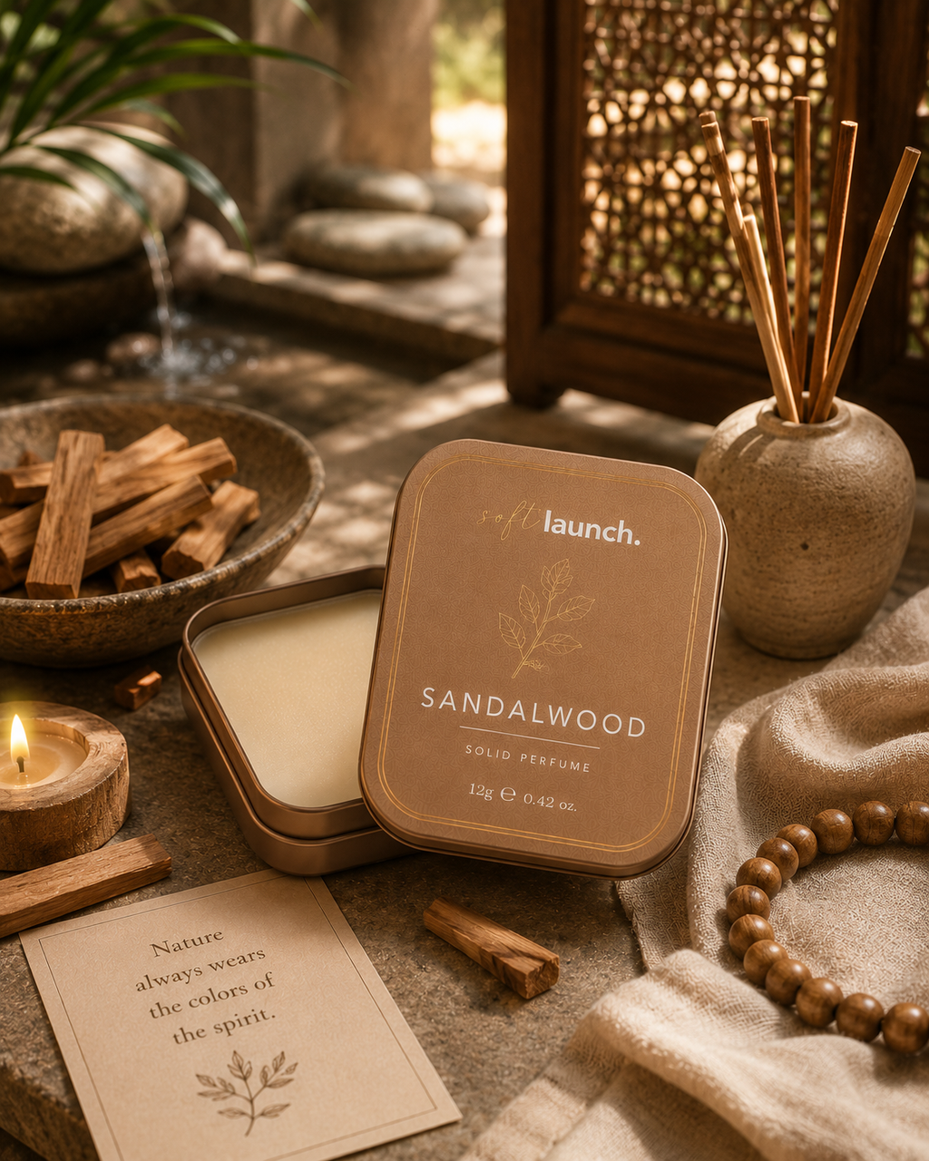 Sandalwood Solid Perfume | 12g