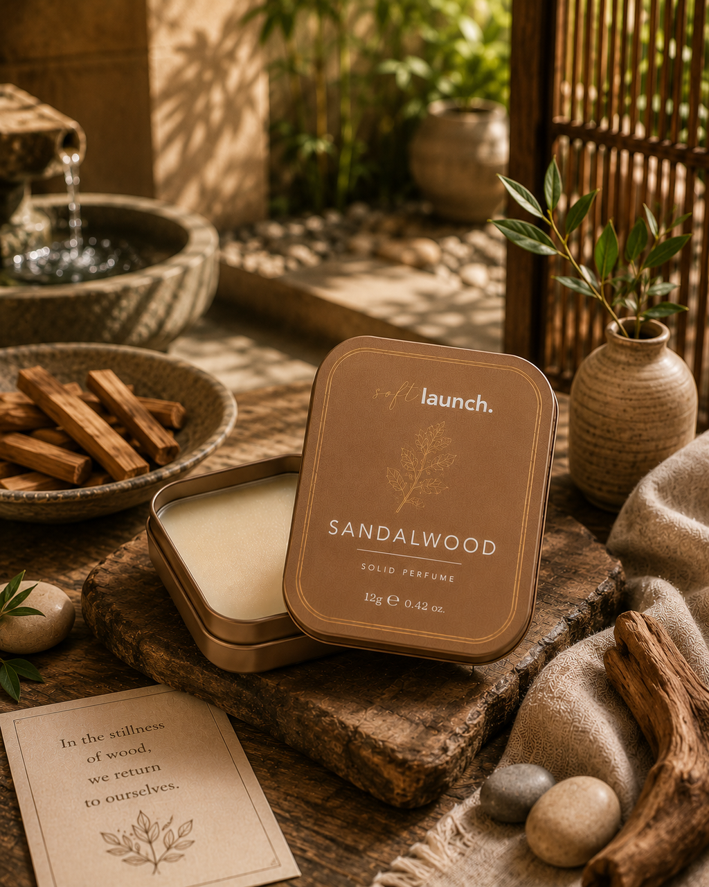 Sandalwood Solid Perfume | 12g