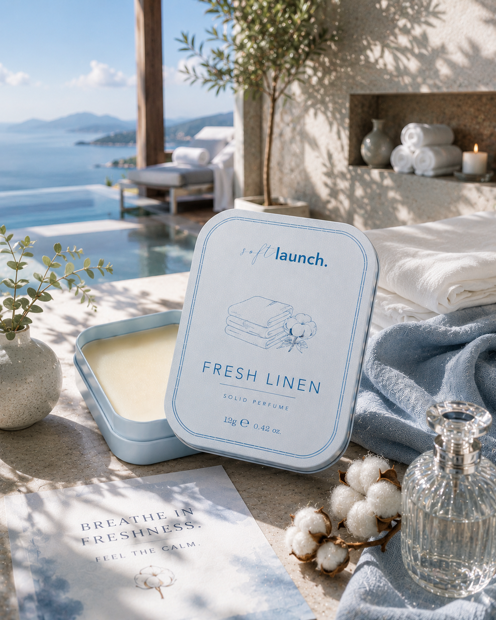 Fresh Linen Solid Perfume | 12g
