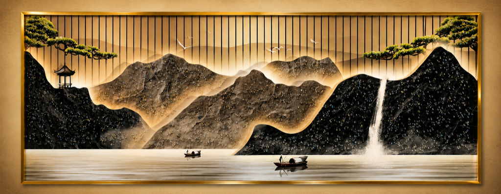 Zen Valley Panorama™ | Luxury Landscape Wall Art