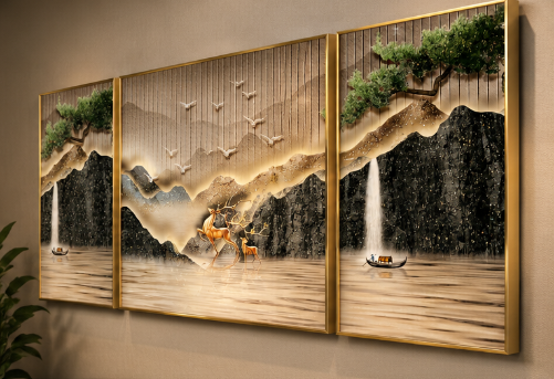 Eternal Peaks™ | 3-Piece Mountain Serenity Wall Art